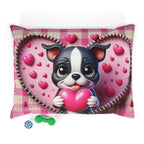 Boston Terrier Valentine's Dog Bed