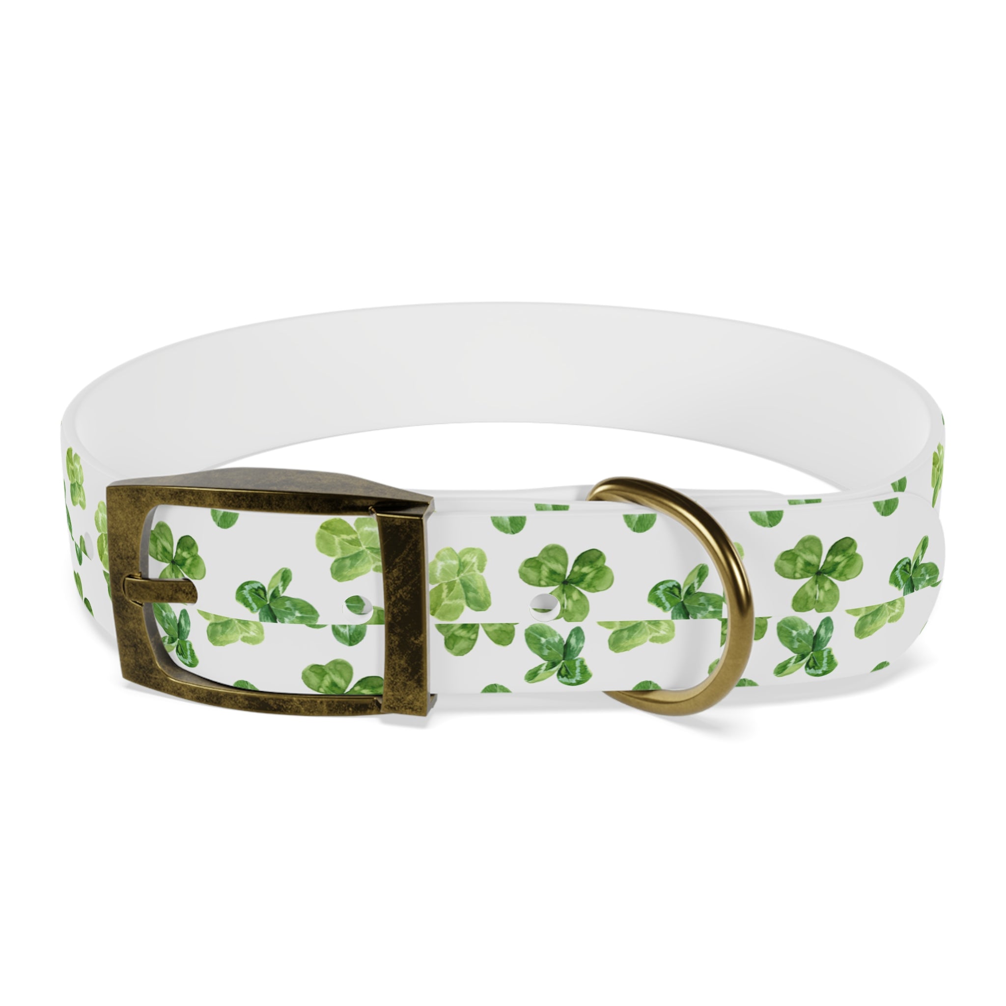 St Patrick's Day Clovers Dog Collar