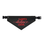 Happy Valentine's Day Dog  Bandana Collar