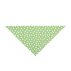 Green Polka Dots Dog Bandana