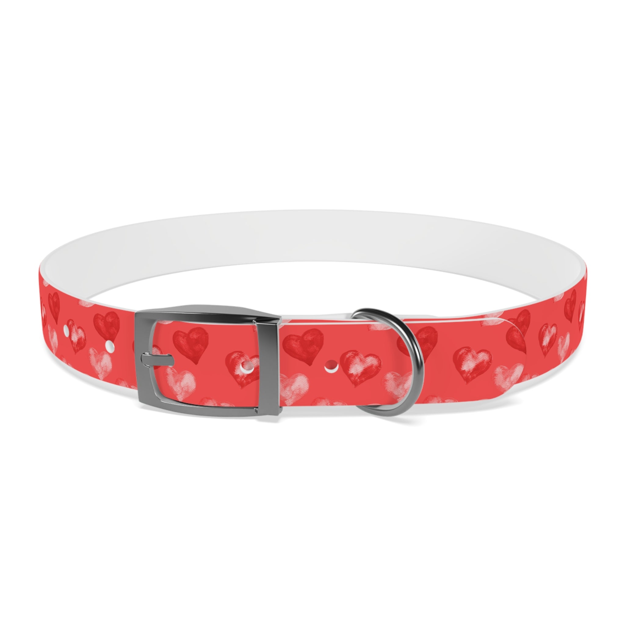 Valentine's Day Hearts Dog Collar