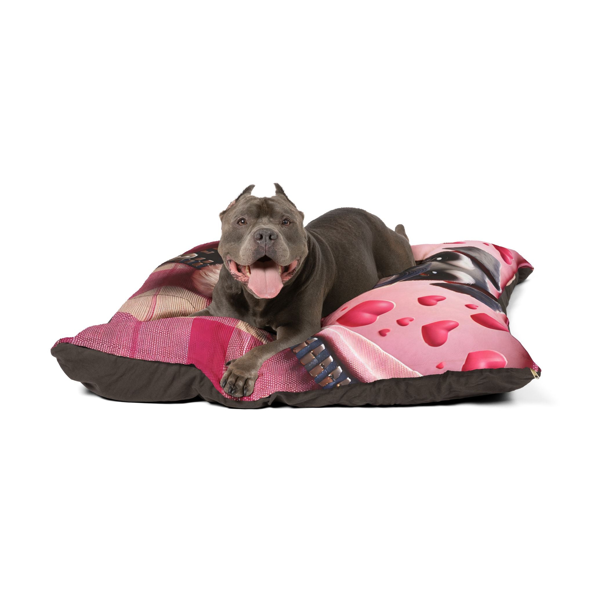 Schnauzer Valentine's Dog Bed