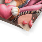 Shetland Sheepdog Valentine's Dog Bed