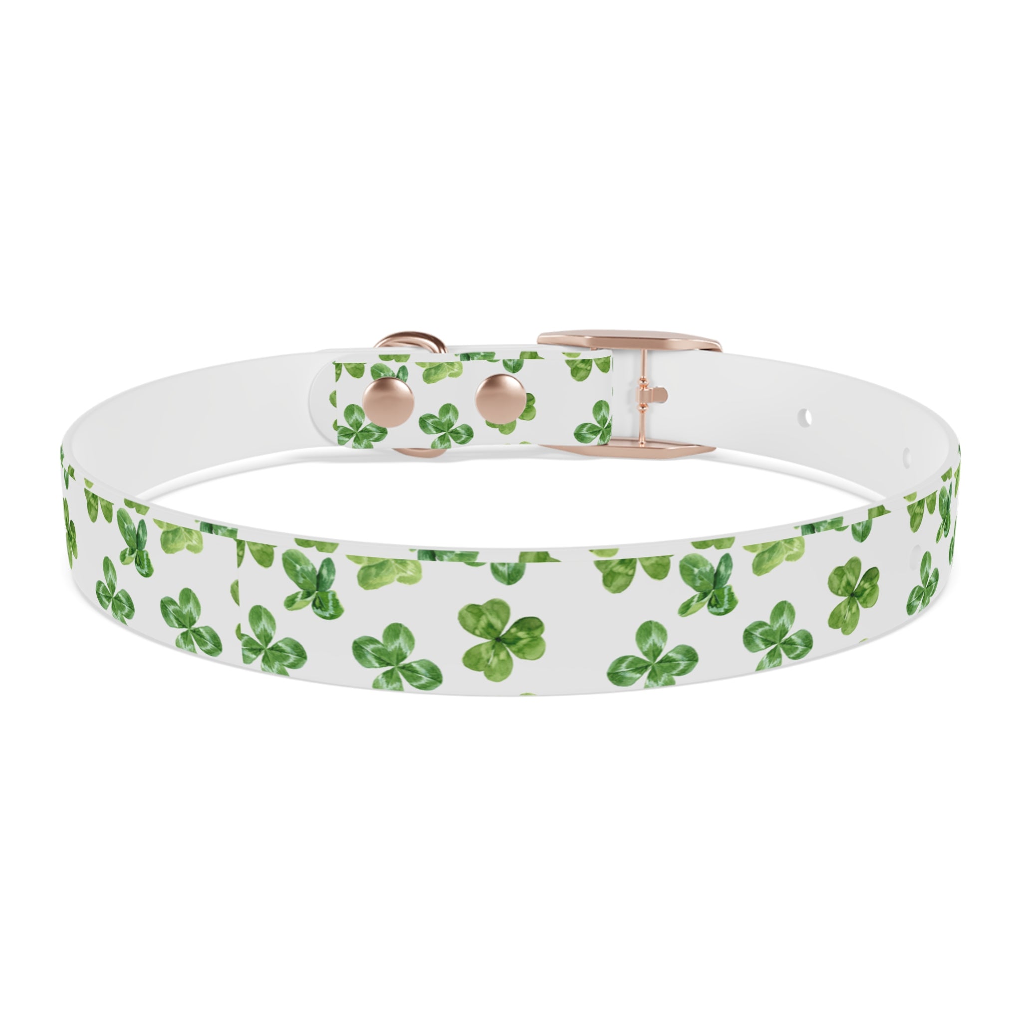 St Patrick's Day Clovers Dog Collar