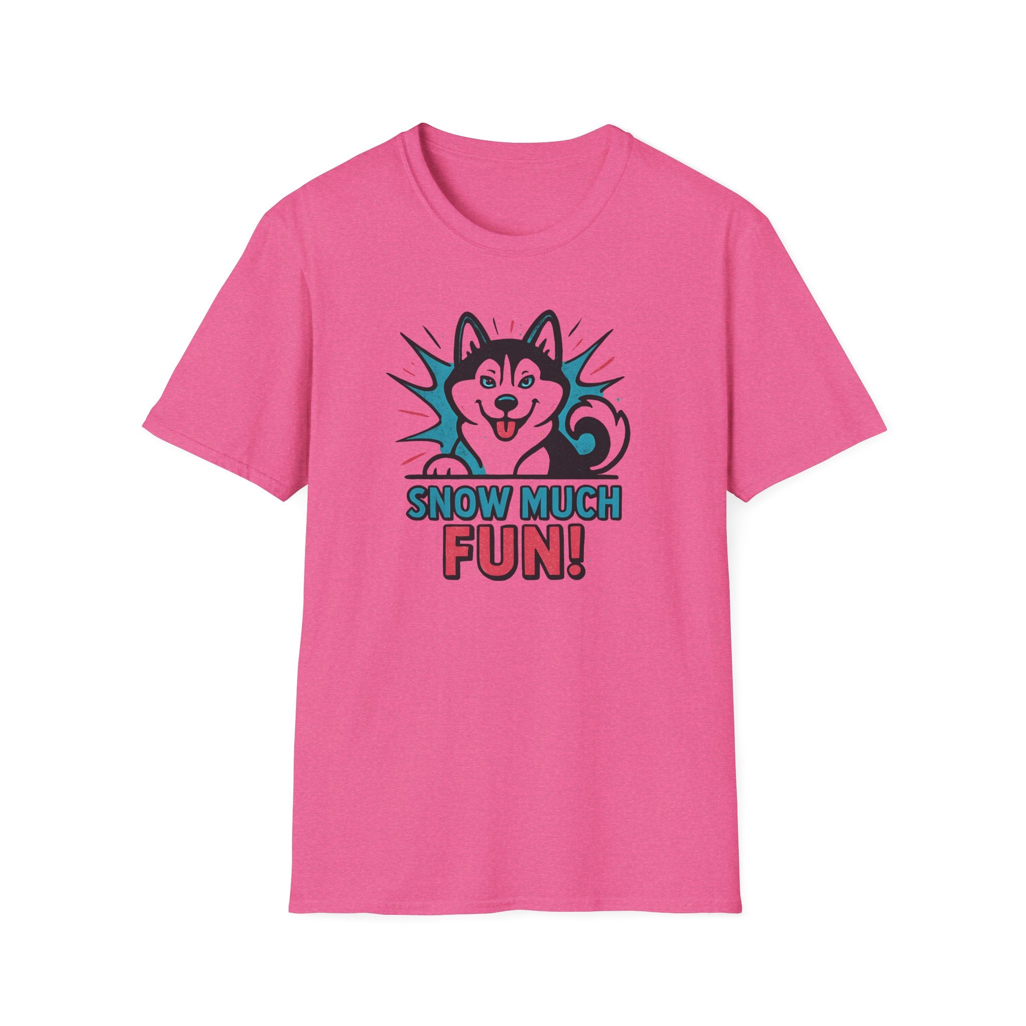 Husky Snow Much Fun T-Shirt