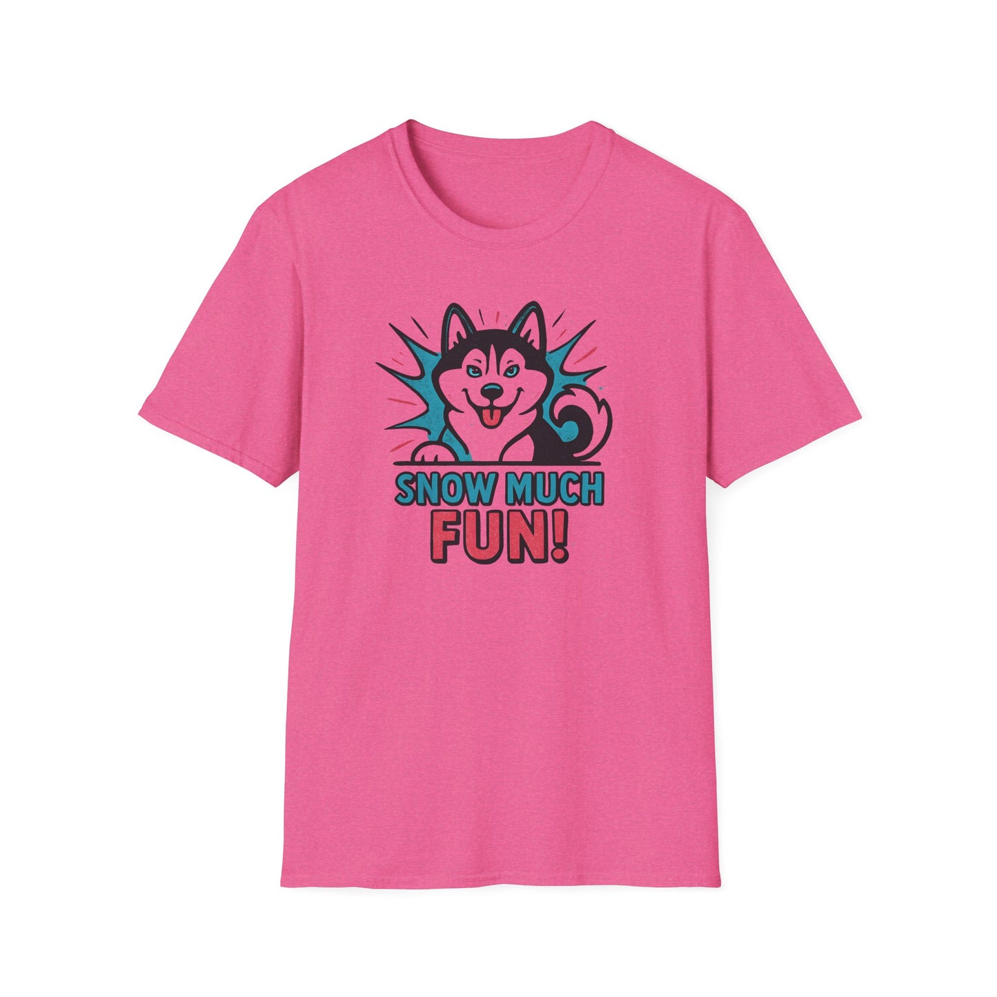 Husky Snow Much Fun T-Shirt
