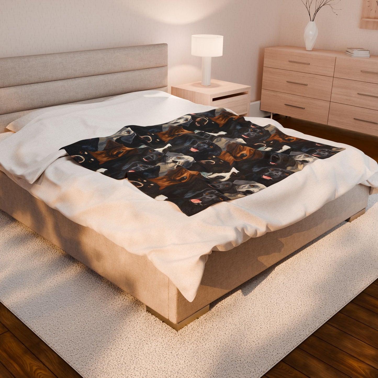 Golden Retriever Labrador Dog Blanket