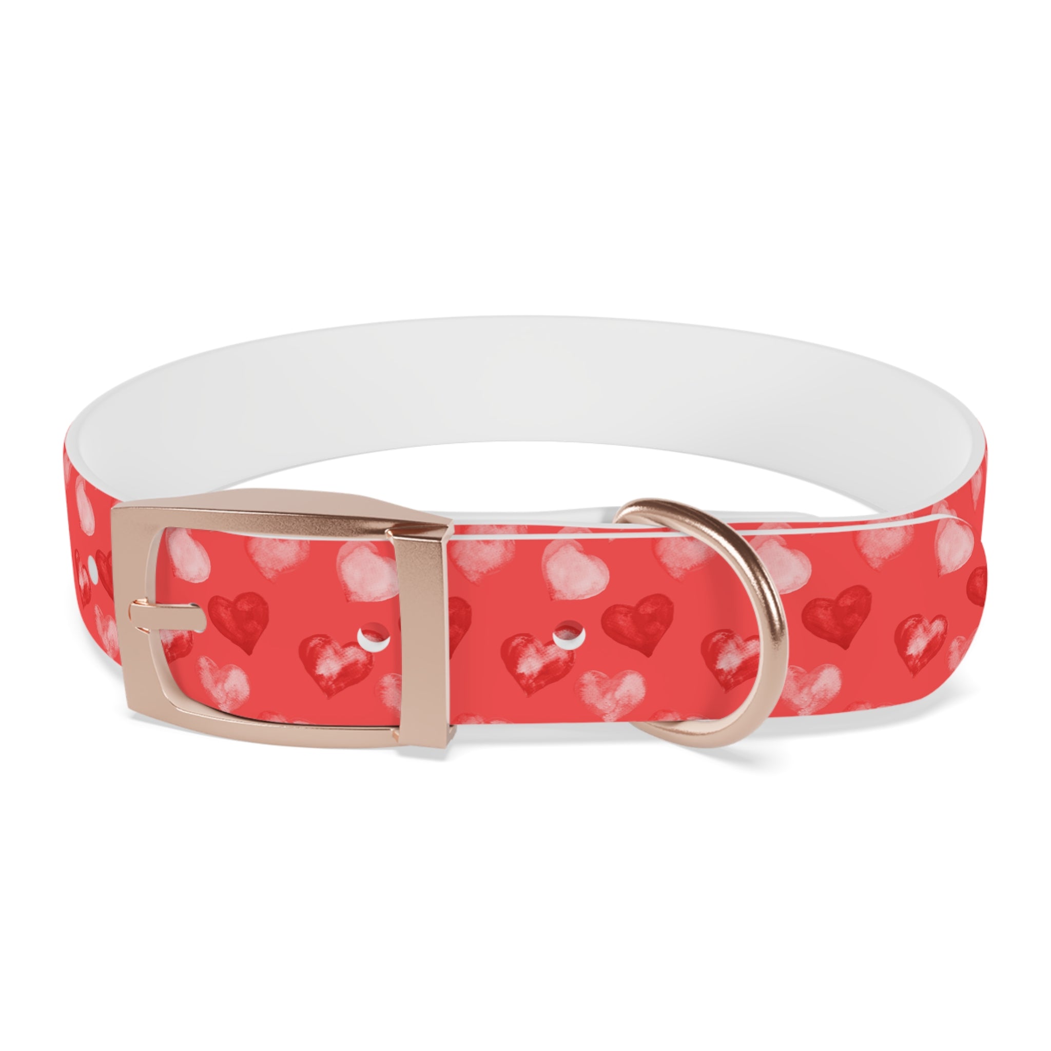 Valentine's Day Hearts Dog Collar
