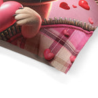 Pug Valentine's Dog Bed