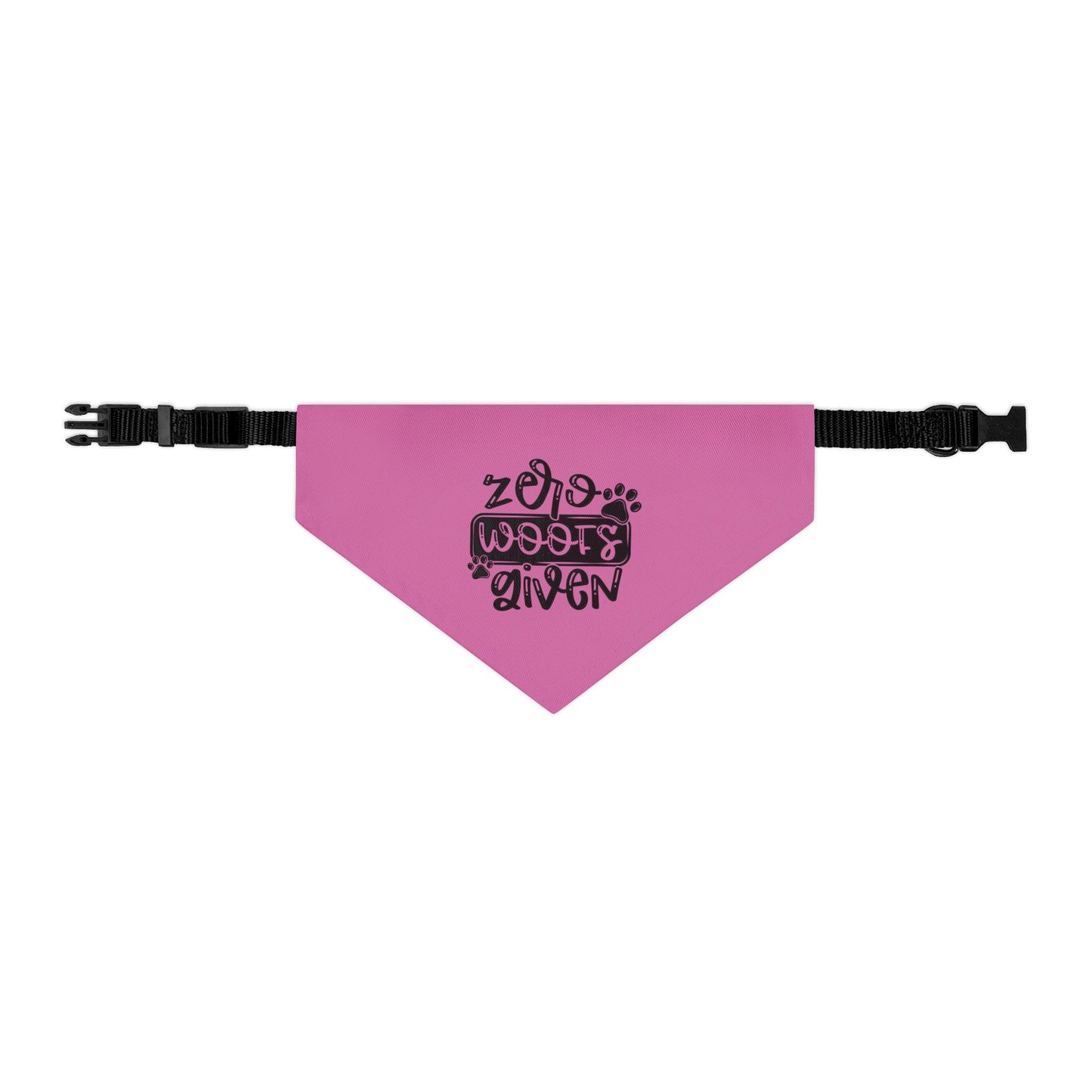 Zero Woofs Given Pet Bandana Collar