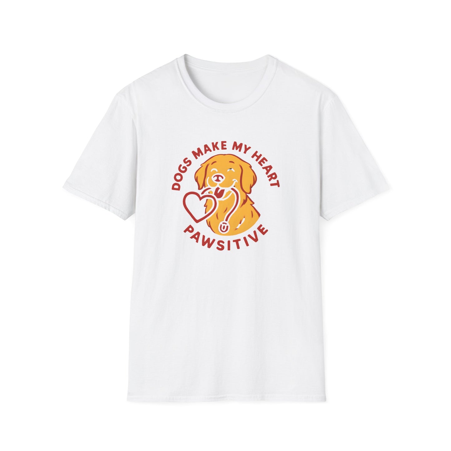 Dogs Make Heart Pawsitive T-Shirt