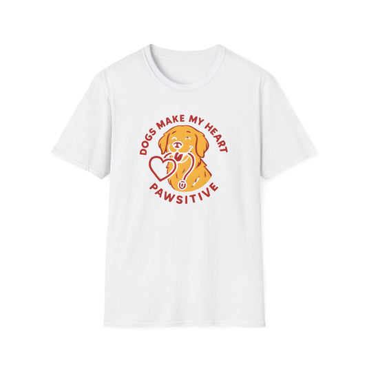 Dogs Make Heart Pawsitive T-Shirt