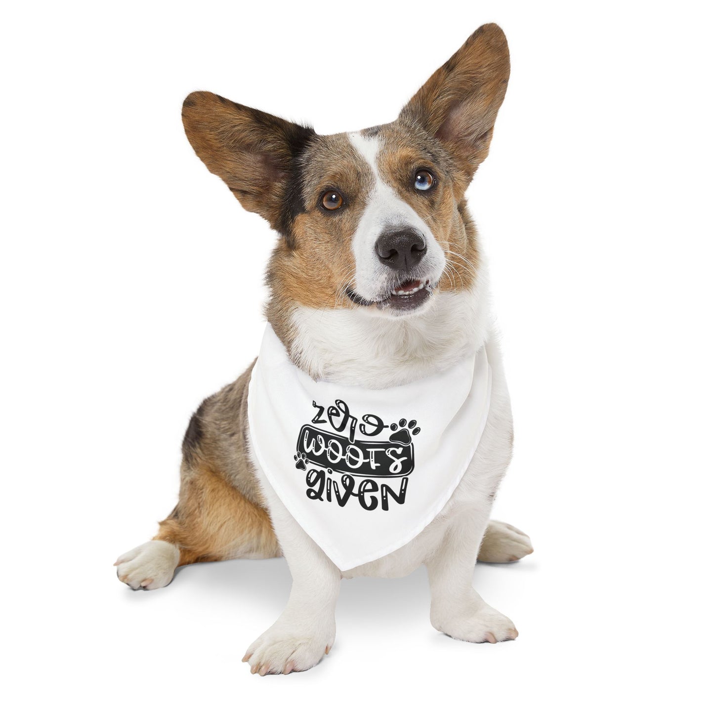 Zero Woofs Given Pet Bandana Collar