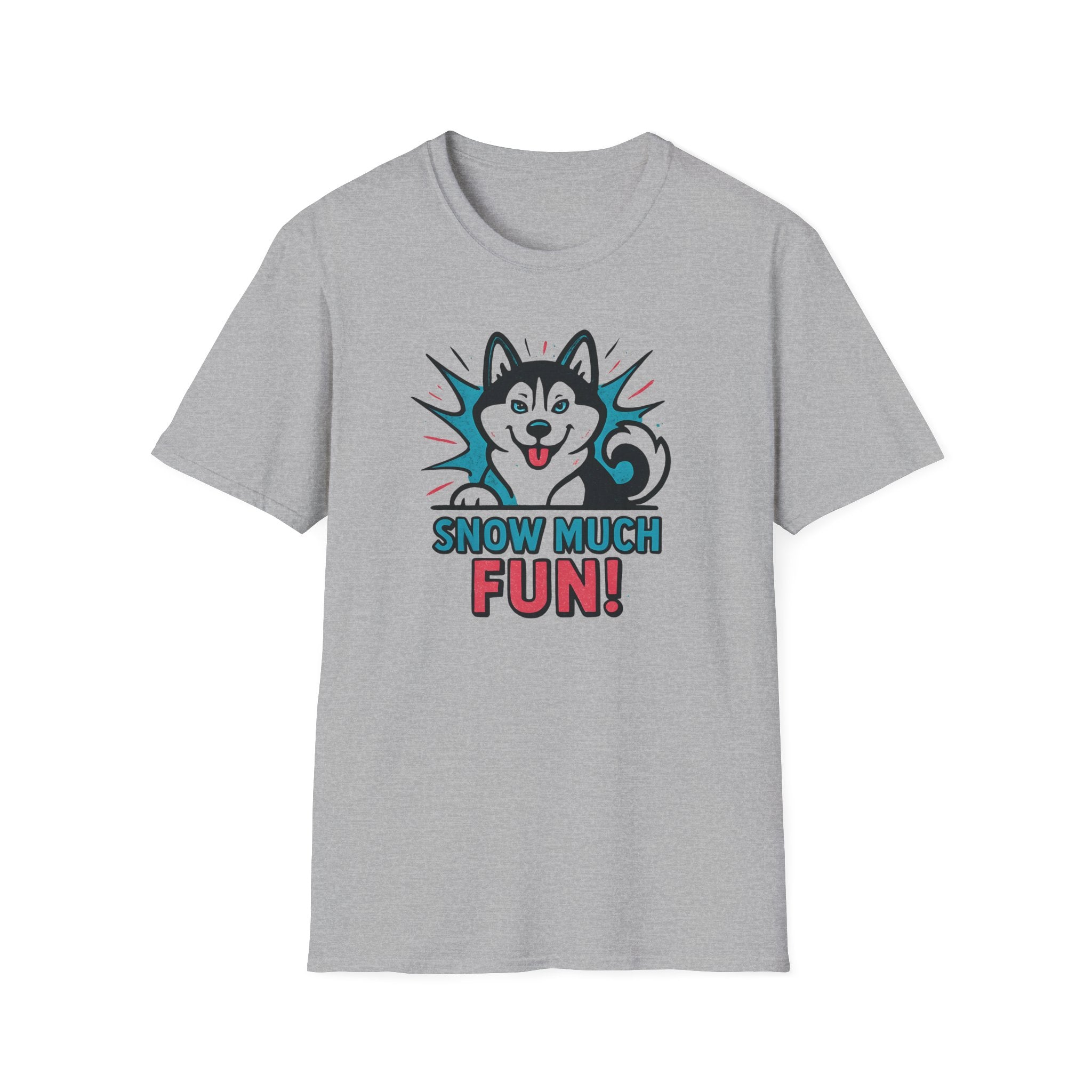 Husky Snow Much Fun T-Shirt