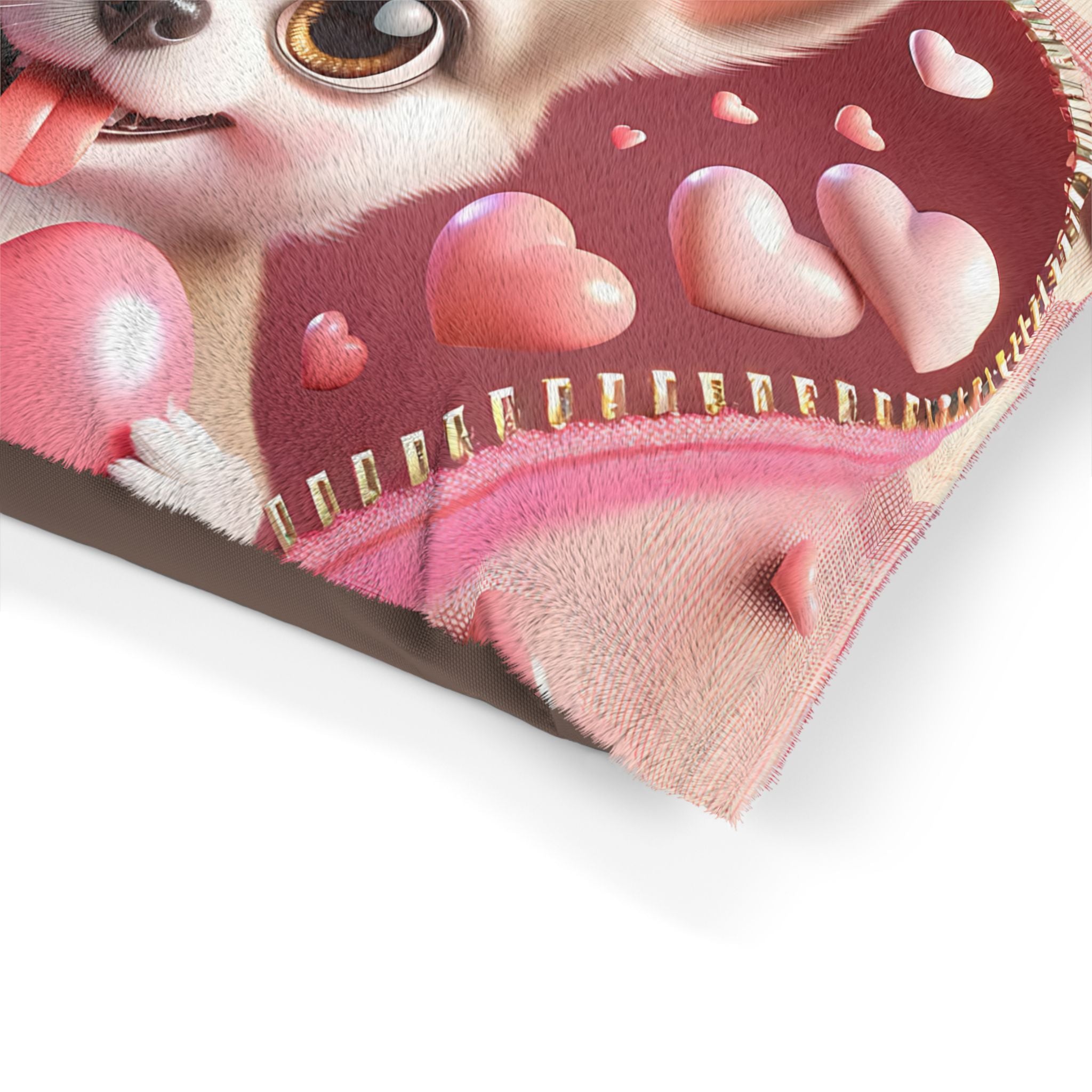 Chihuahau Valentine's Dog Bed