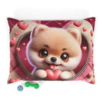 Pomeranian Valentine's Dog Bed