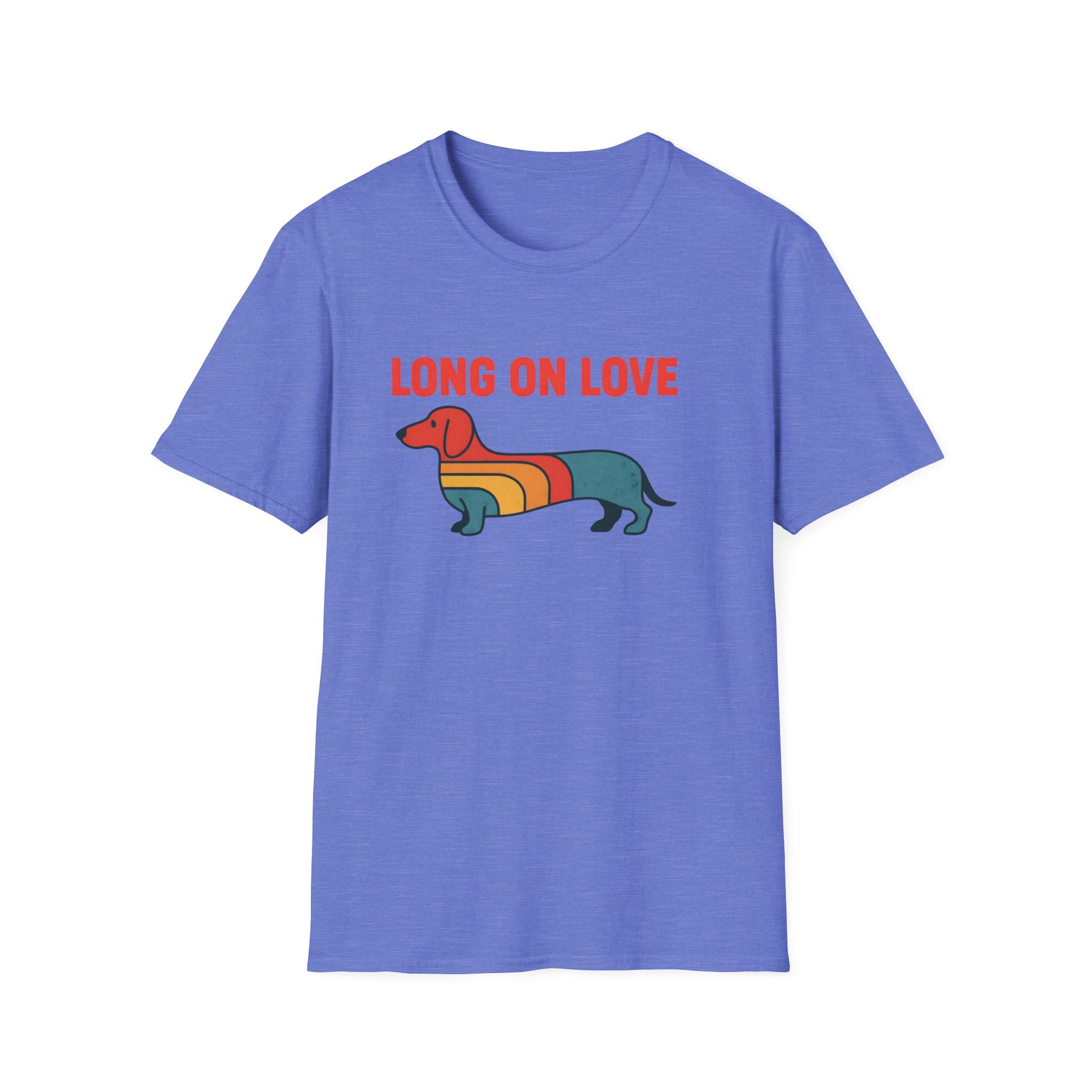 Dachshund Retro Rainbow T-Shirt