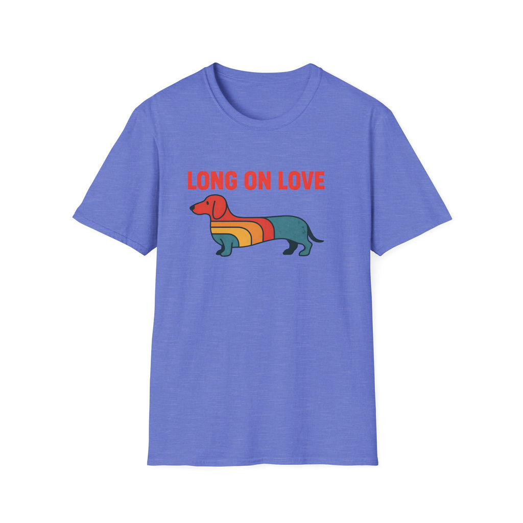 Dachshund Retro Rainbow T-Shirt