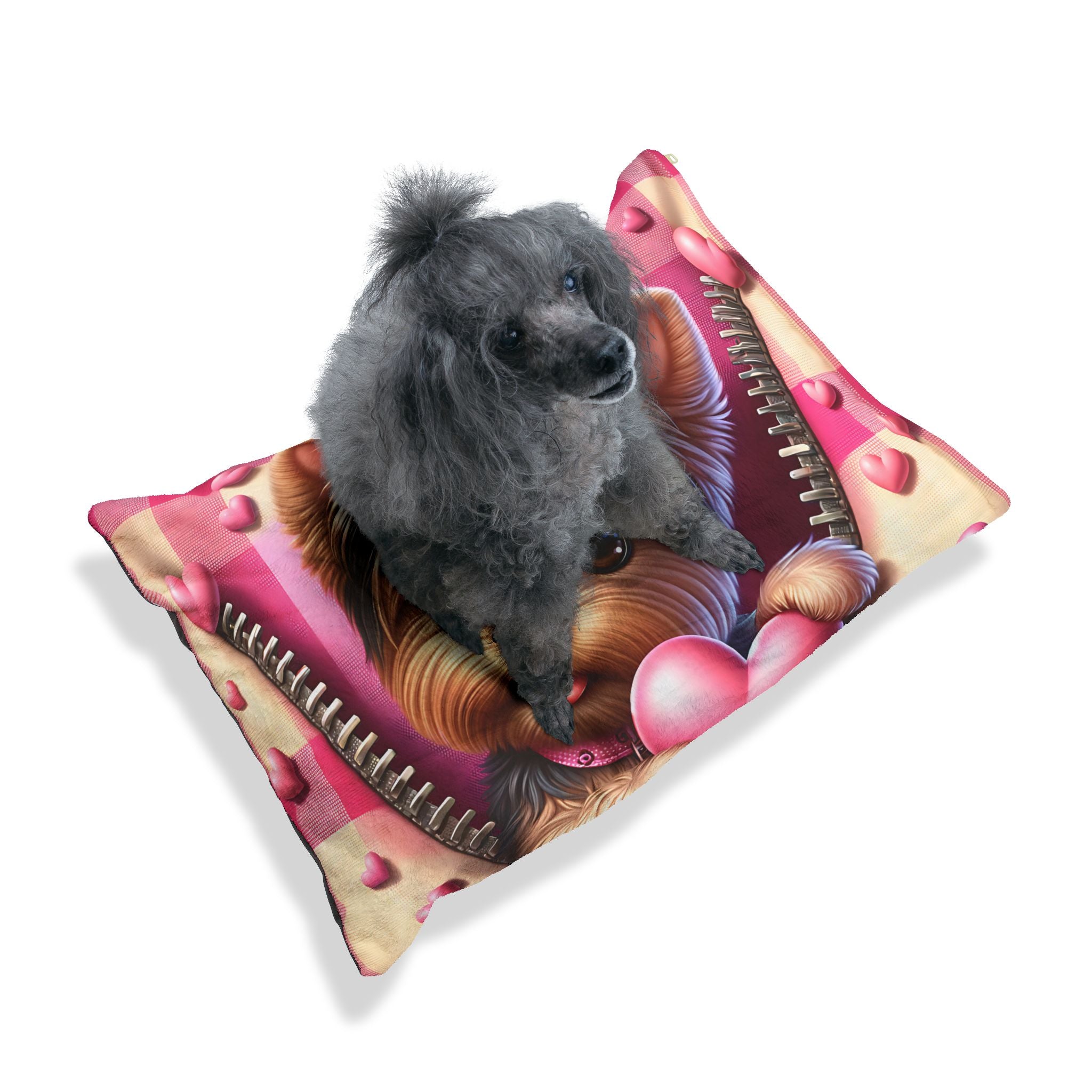 Yorkshire Terrier Valentine's Dog Bed