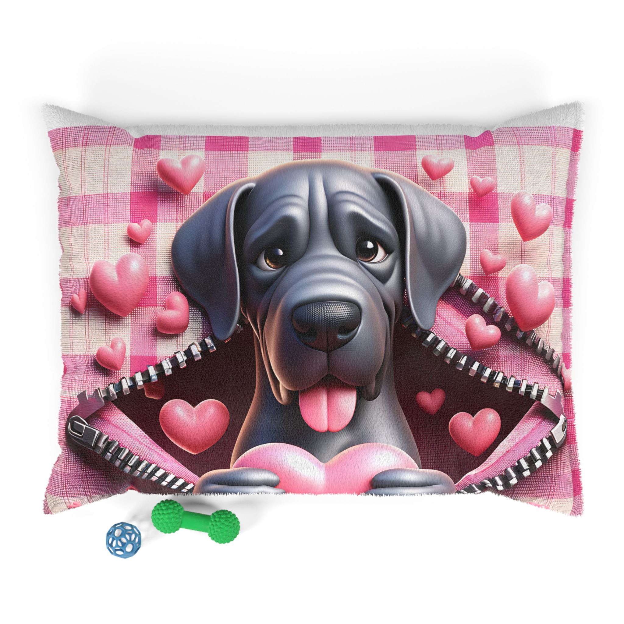 Great Dane Valentine's Dog Bed