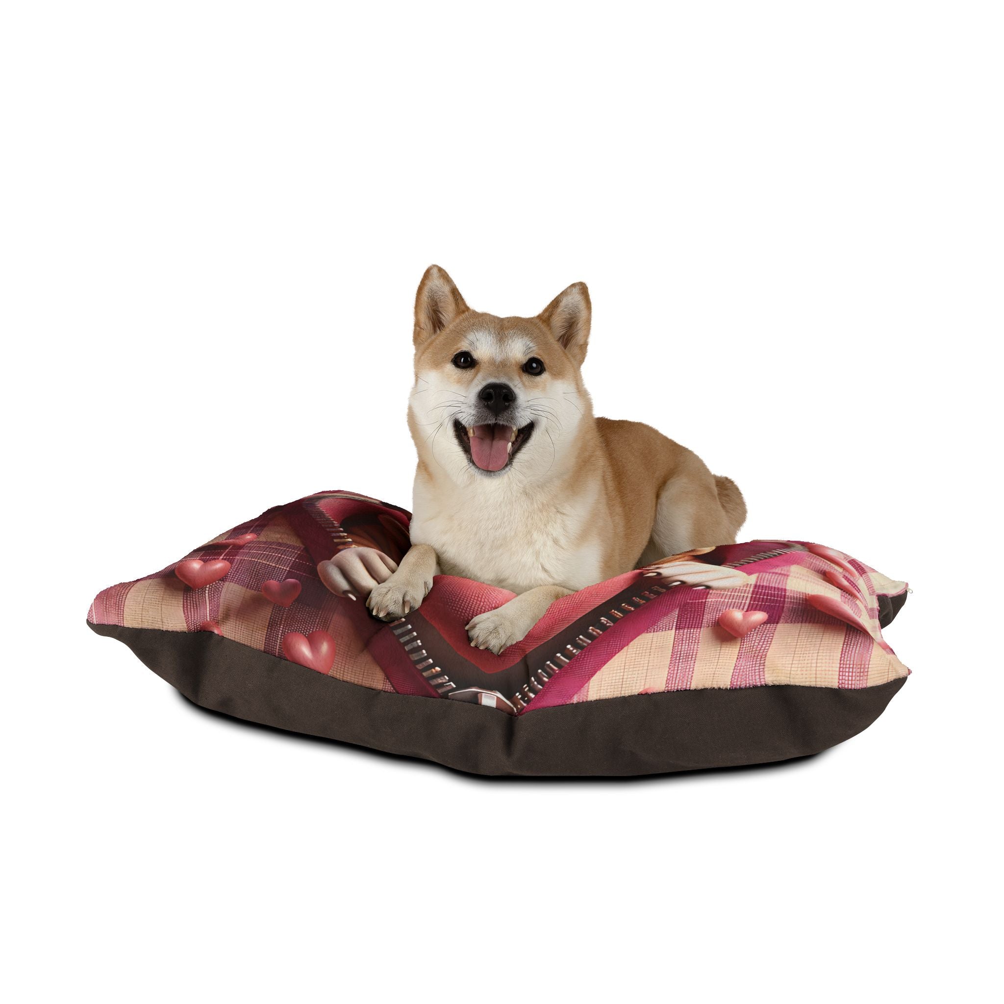 Bulldog Valentine's Dog Bed