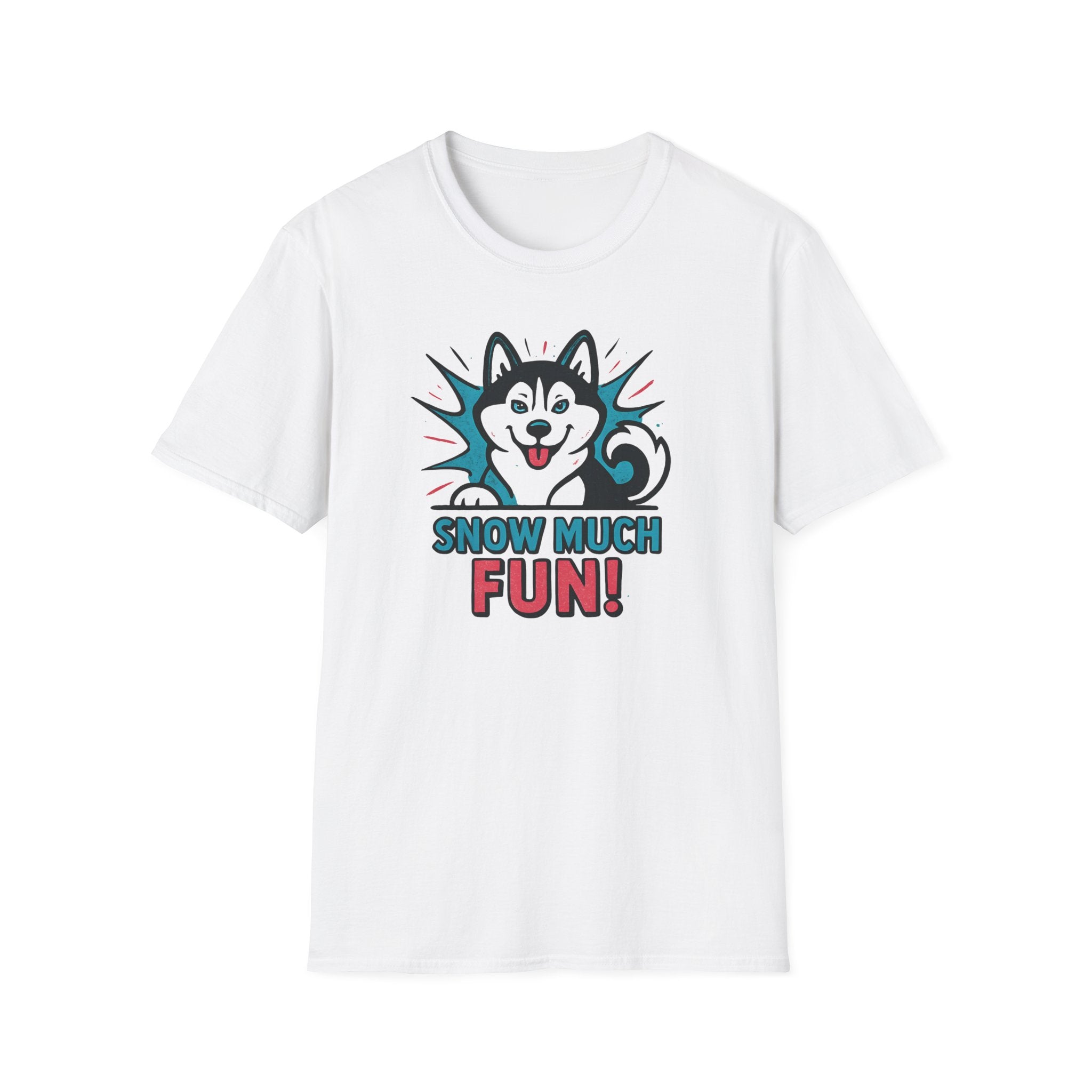 Husky Snow Much Fun T-Shirt