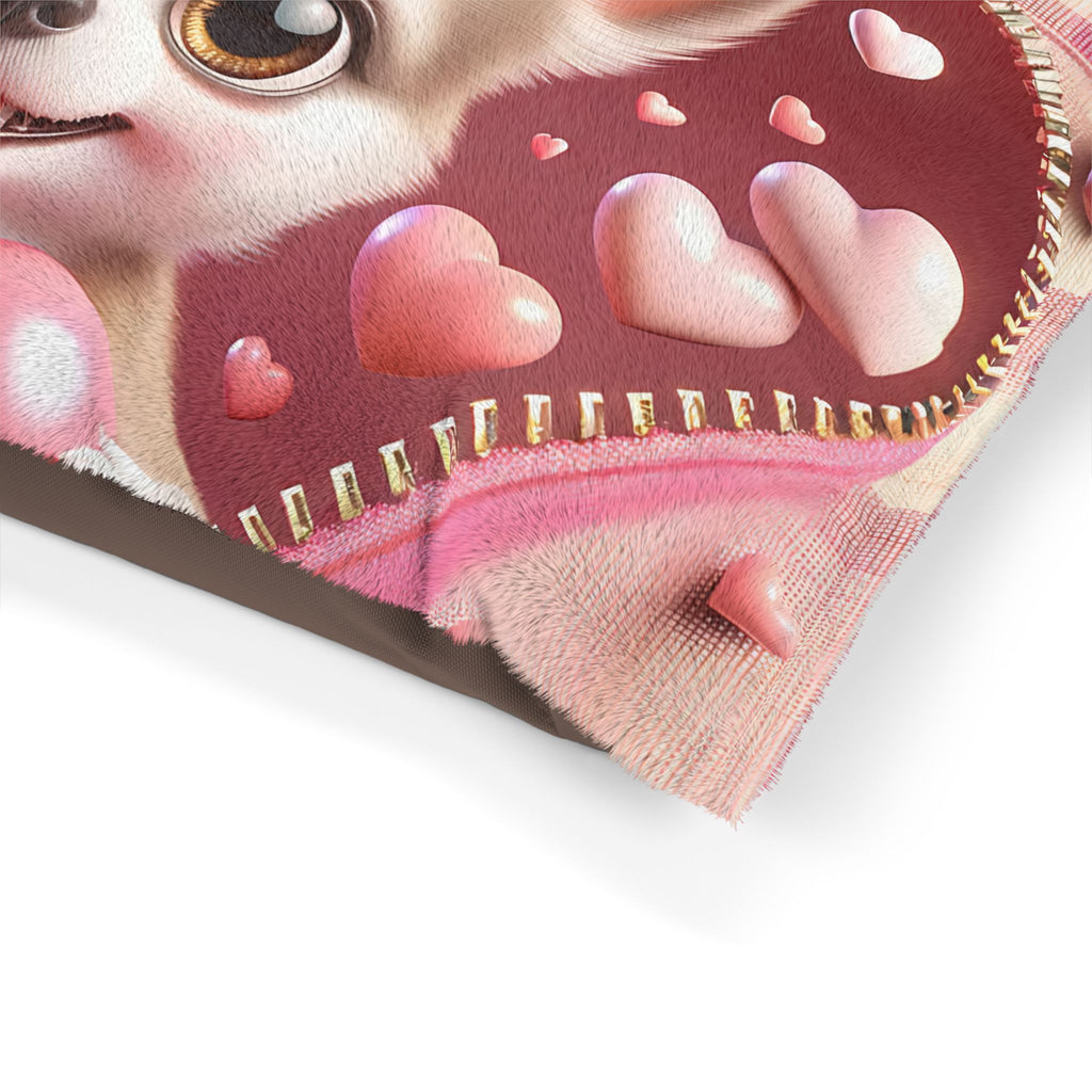 Chihauhau Valentine's Dog Bed