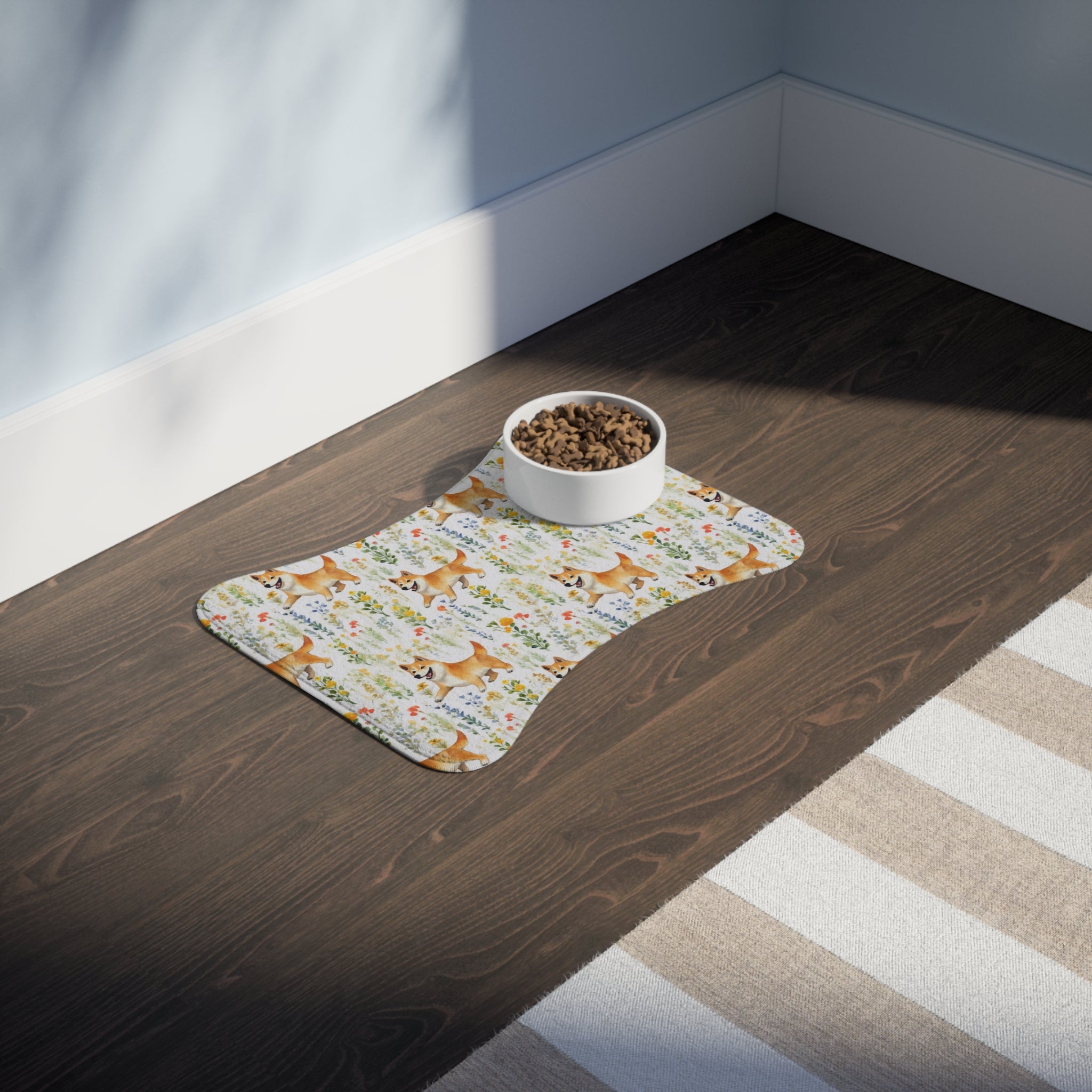 Shibas Pattern Feeding Mat