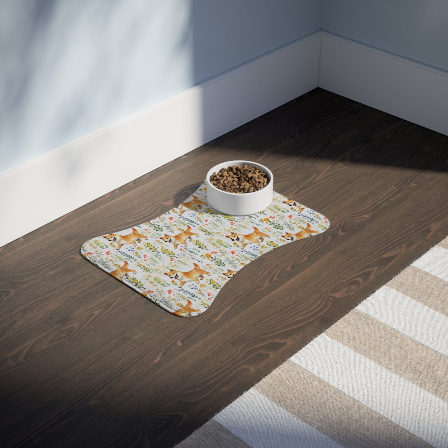 Shibas Pattern Feeding Mat
