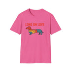 Dachshund Retro Rainbow T-Shirt