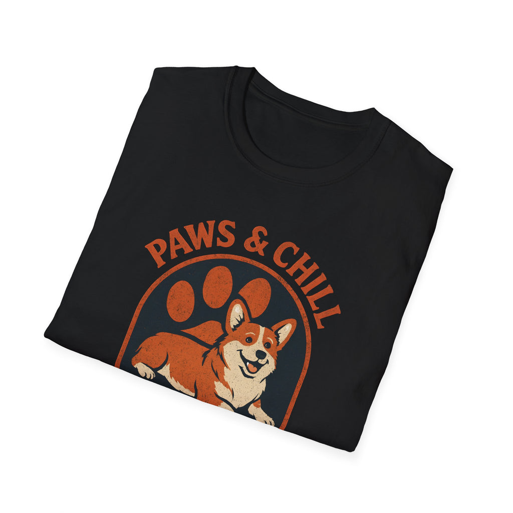 Corgi Paw and Chill T-Shirt