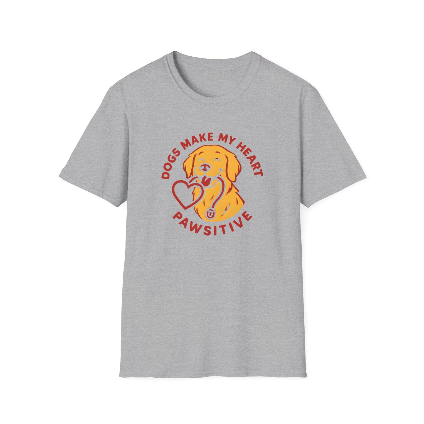 Dogs Make Heart Pawsitive T-Shirt