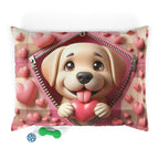 Labrador Valentine's Dog Bed