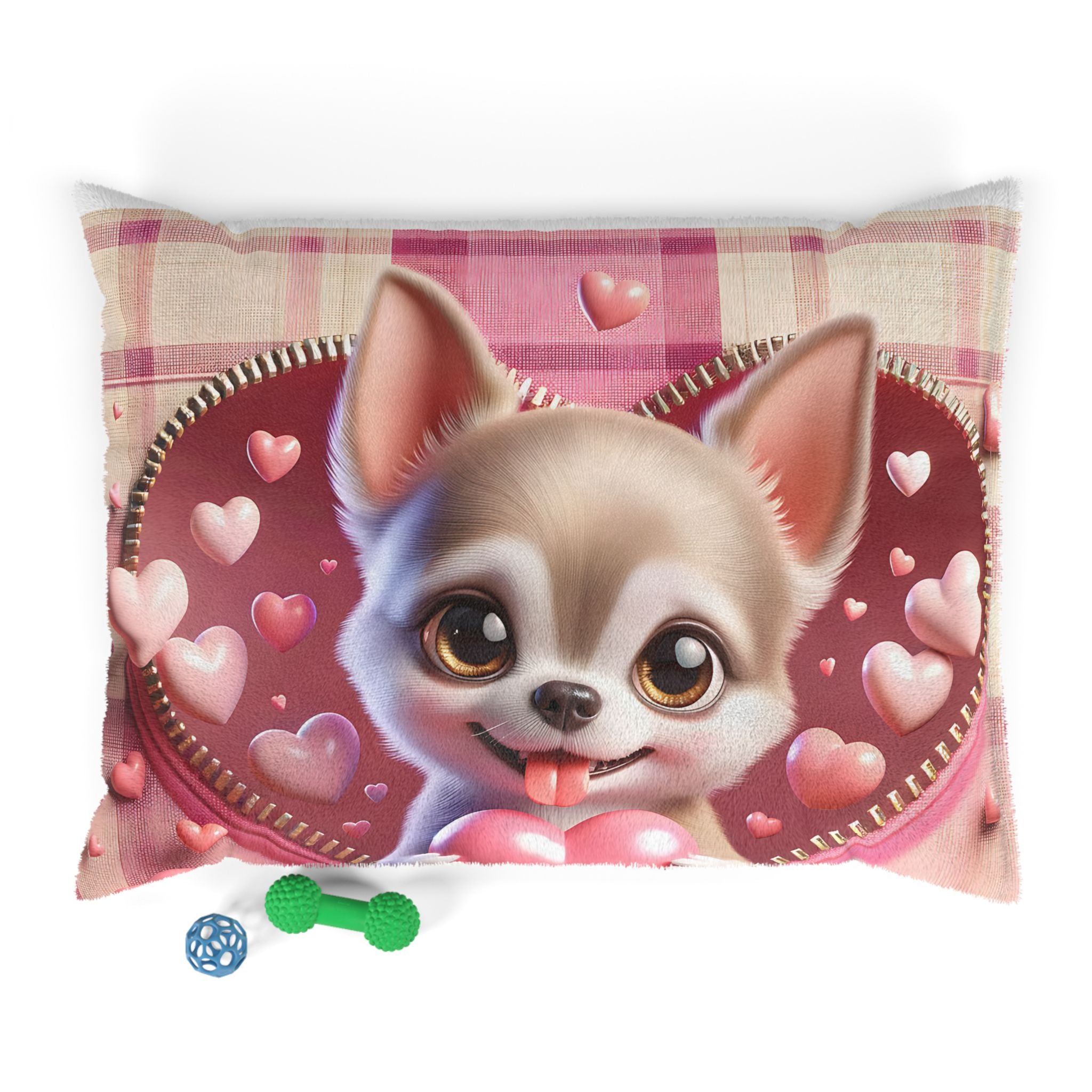 Chihuahau Valentine's Dog Bed