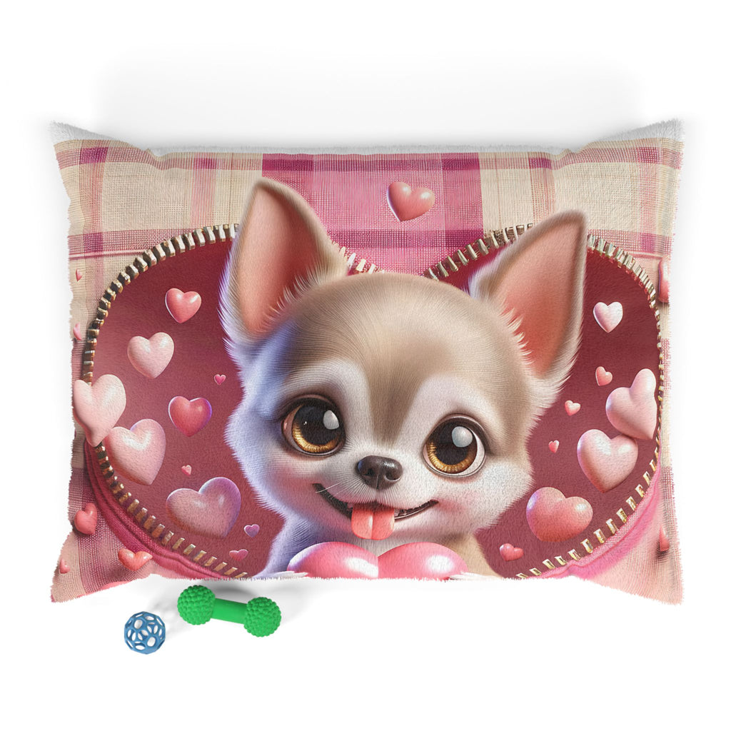 Chihauhau Valentine's Dog Bed