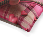 Pug Valentine's Dog Bed