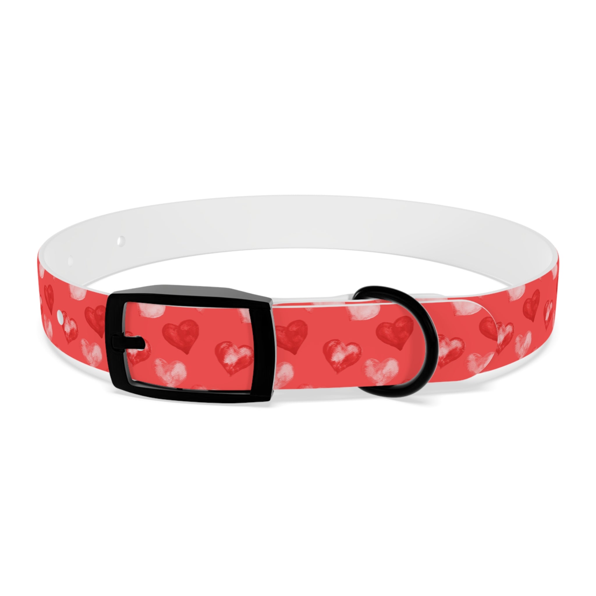 Valentine's Day Hearts Dog Collar