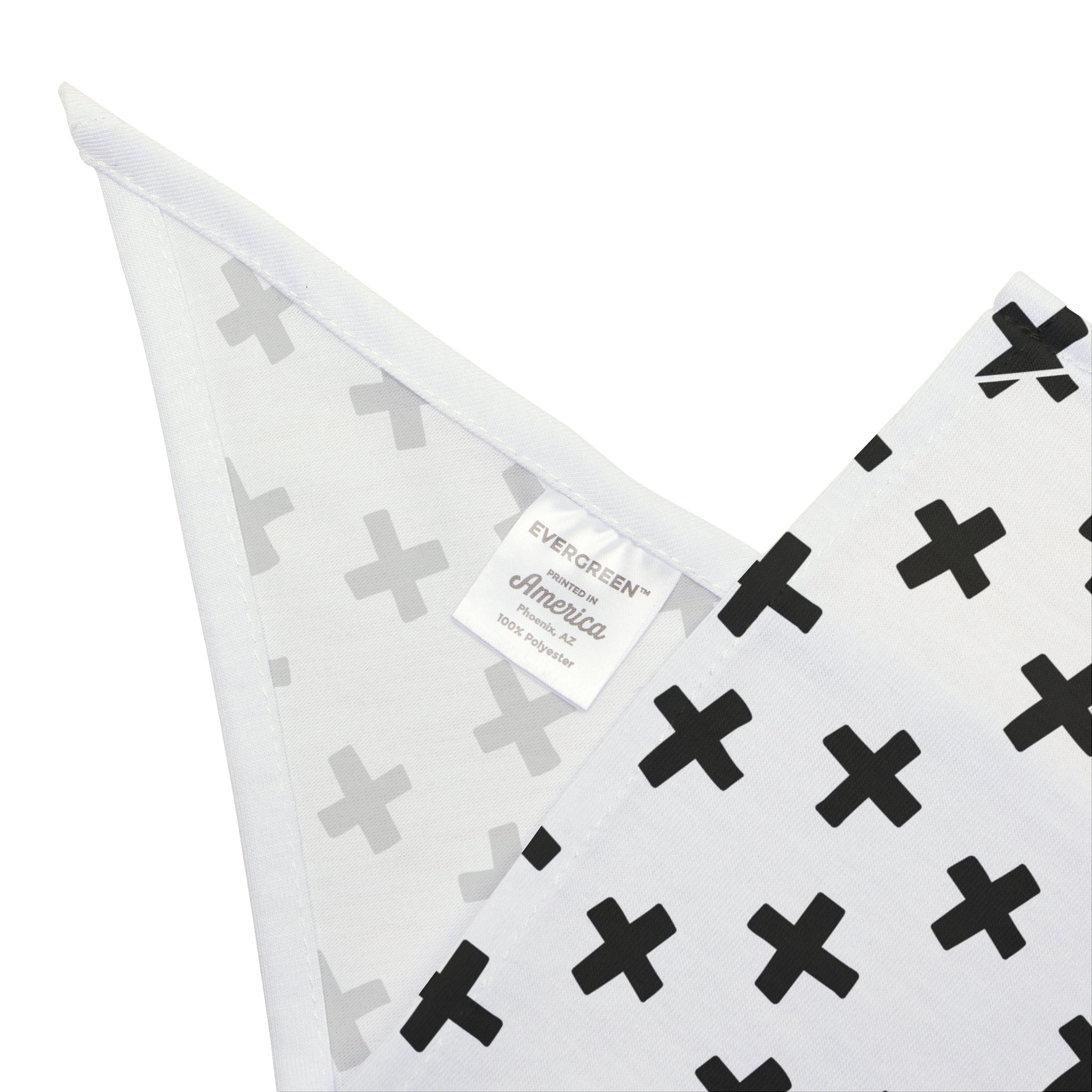 Black Crosses Dog Bandana