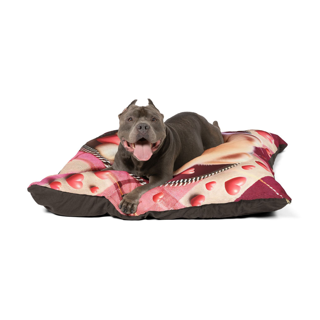 Pomeranian Valentine's Dog Bed