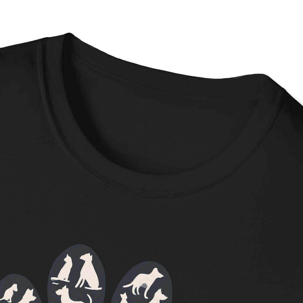 Rescue Love Paw Print T-Shirt