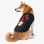 Gnome with Hearts Valentine Dog Tank Top