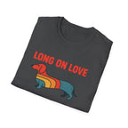 Dachshund Retro Rainbow T-Shirt