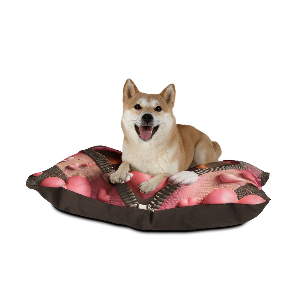 Beagle Valentine's Dog Bed