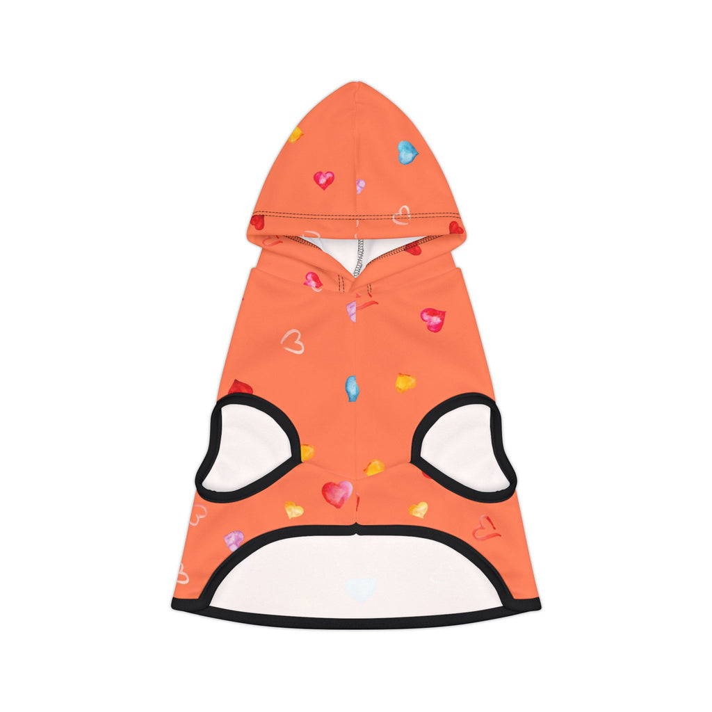 Love Hearts Dog Hoodie