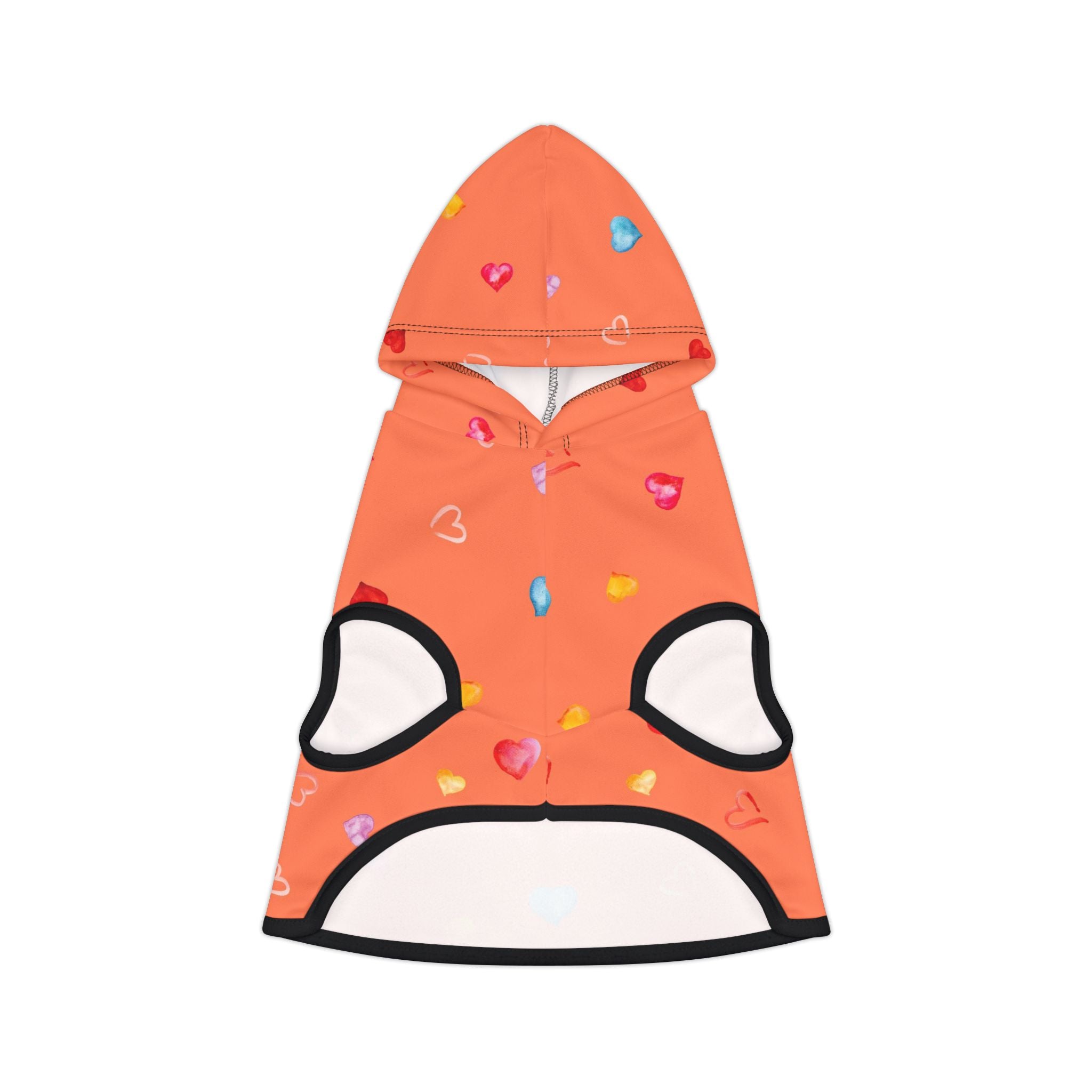 Love Hearts Dog Hoodie