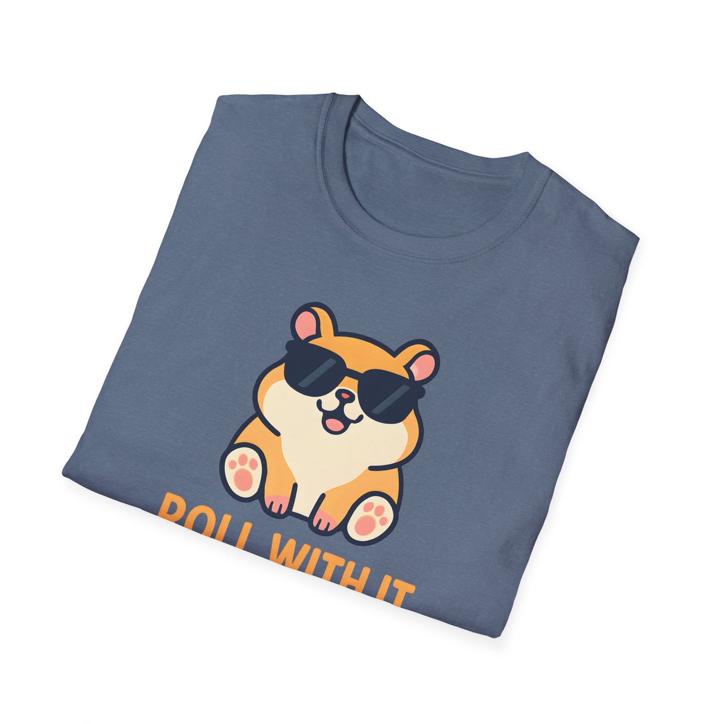Corgi With Sunglasses Roll With It T-Shirt