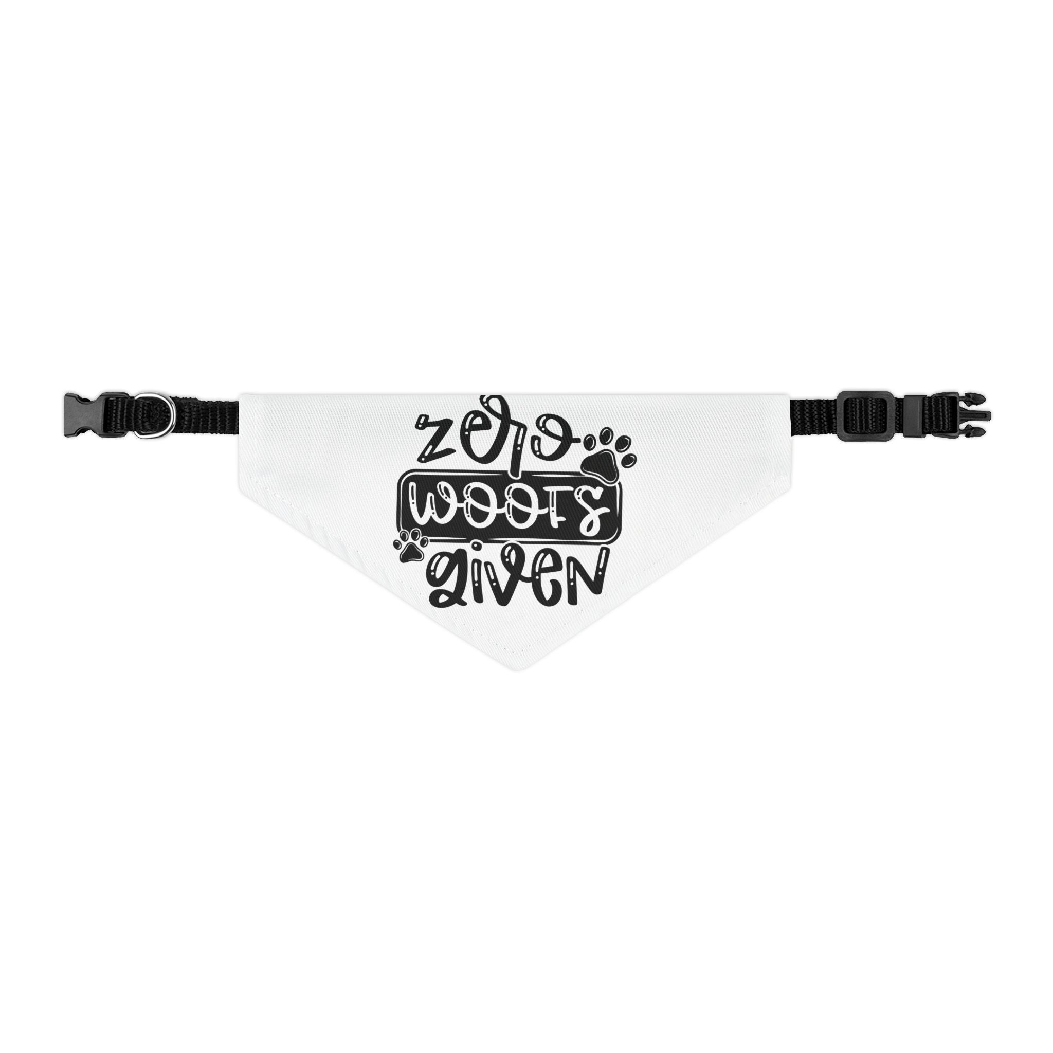 Zero Woofs Given Pet Bandana Collar