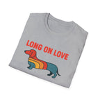 Dachshund Retro Rainbow T-Shirt