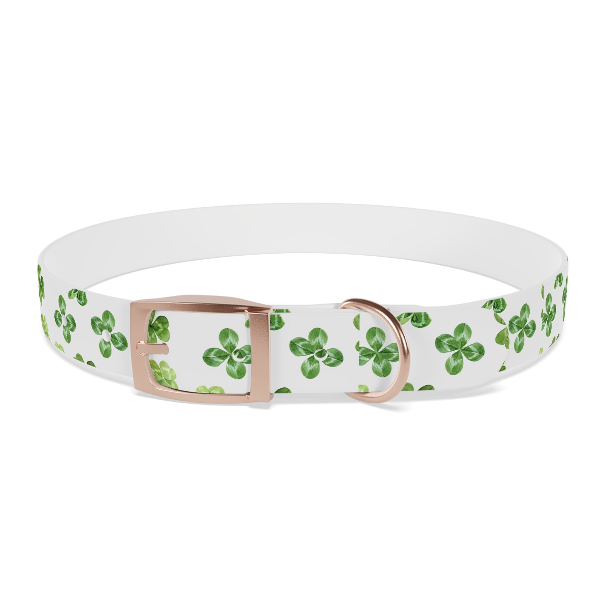 St Patrick's Day Clovers Dog Collar