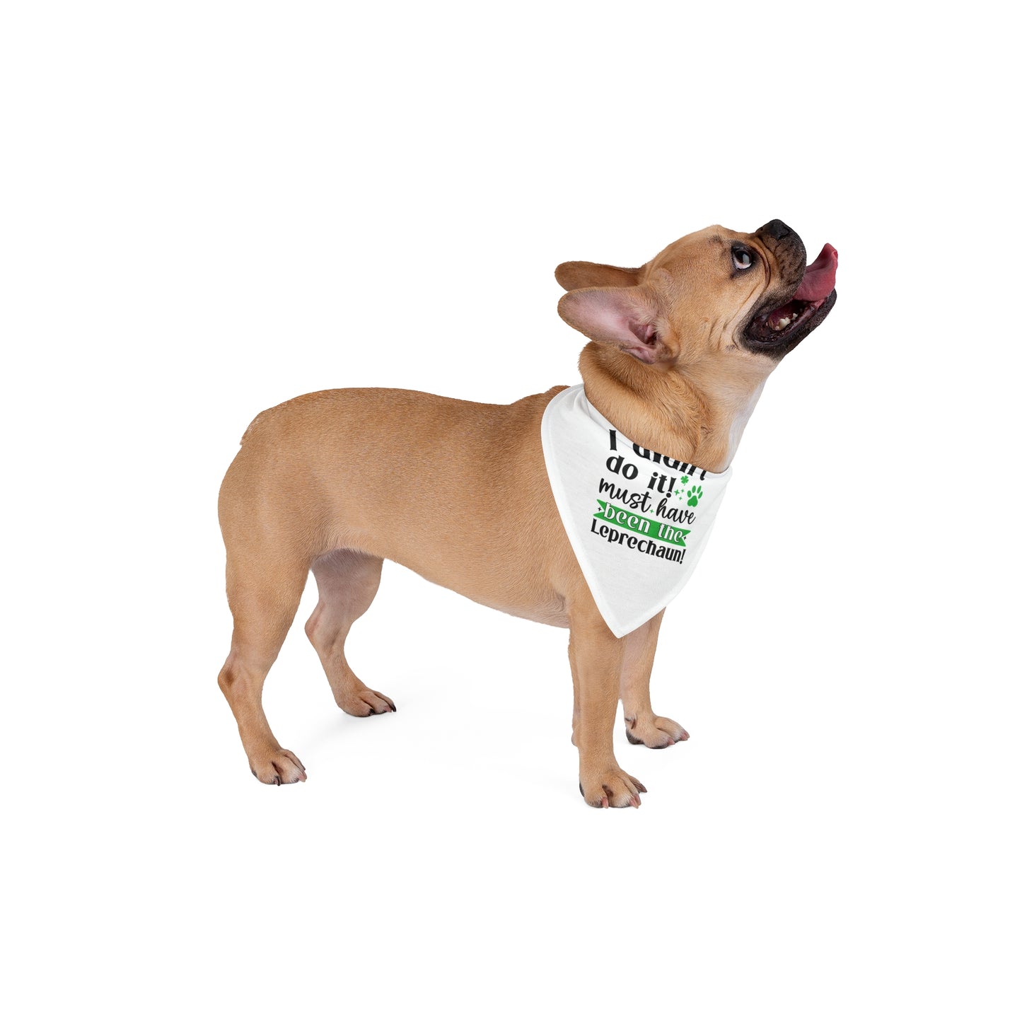 I Didn't Do It Must Have Been The Leprechauns Dog Bandana